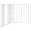 Vidaxl Dog Fence Collapsible 2 pannelli 160 cm Pino solido bianco