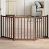 Vidaxl Dog Fence Croppecible 3 pannelli 150 cm Oak marrone solido