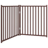 Vidaxl Dog Fence Croppecible 2 pannelli 160 cm Oak a marrone solido