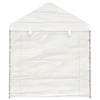 Vidaxl prieel met dak 2,28x2,23x2,69 m polyetheen wit