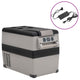 Vidaxl Cool Box con manico e adattatore 35 l pp pe nero e grigio
