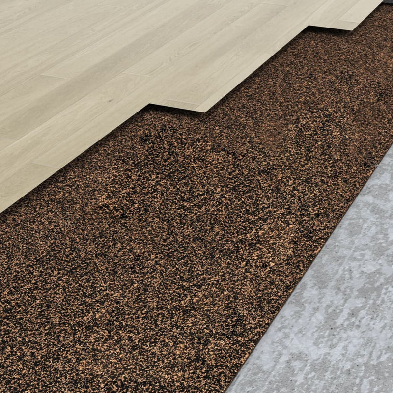Vidaxl Cork on Roll 100x200 cm 2 mm in gomma