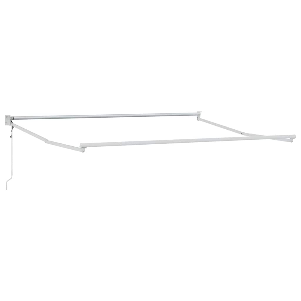 Ombrellone pieghevole Vidaxx bianco 300 x 250 cm in alluminio