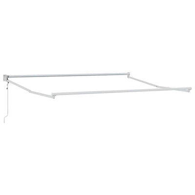 Ombrellone pieghevole Vidaxx bianco 300 x 250 cm in alluminio