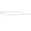 Ombrellone pieghevole Vidaxx bianco 350 x 250 cm in alluminio