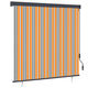 Tenda a rullo Vidaxxl gialla e blu 180 x 250 cm in tessuto e alluminio