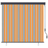 Vidaxl rolgordijn geel en blauw 180 x 250 cm stof en aluminium