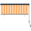 Vidaxl rolgordijn wit en oranje 180 x 250 cm stof en aluminium