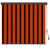 Vidaxl rolgordijn oranje en bruin 180 x 250 cm stof en aluminium