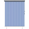 Vidaxl rolgordijn blauw en wit 200 x 250 cm stof en aluminium