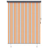 Vidaxl rolgordijn geel en blauw 200 x 250 cm stof en aluminium