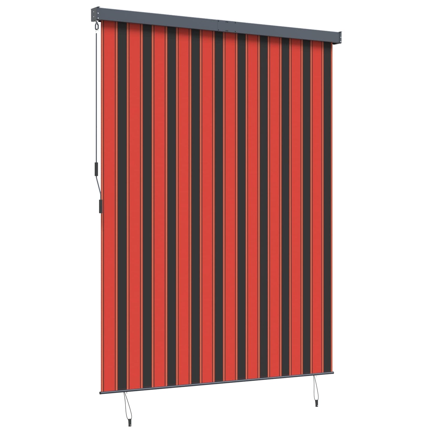 Tenda a rullo Vidaxxl arancione e marrone 200 x 250 cm in tessuto e alluminio