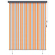 Tenda a rullo Vidaxxl gialla e blu 200 x 250 cm in tessuto e alluminio