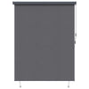 Estor enrollable vidaxl rayas antracita 200 x 250 cm tela y aluminio