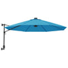 Vidaxl Wall Parasol 290 cm Blu marino