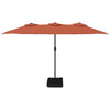 Vidaxl Parasol Techo doble 449x245 cm Terracota -Coled