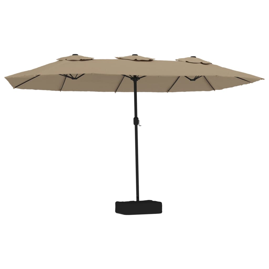 Techo doble Vidaxl Parasol con LED 449x245 cm Tope