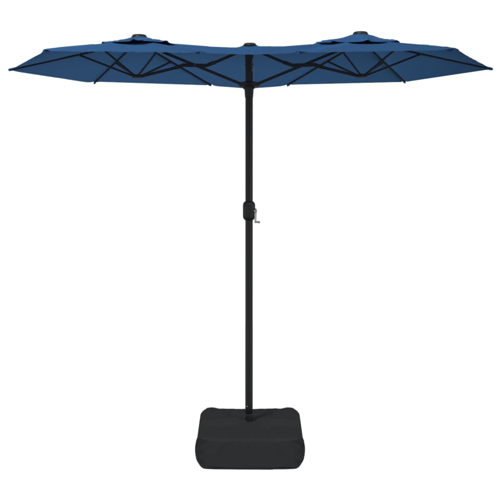 Vidaxl Parasol Techo doble 316x240 cm Azure Azul