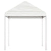 Vidaxl Arbor con tetto 4.46x2.28x2.69 m polietilene bianco