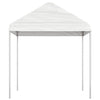 Vidaxl Arbor con techo 8.92x2.28x2.69 M polietileno blanco