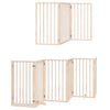 Vidaxx puerta plegable para perros con puerta 12 paneles 600 cm madera de álamo