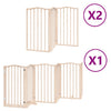 Vidaxx puerta plegable para perros con puerta 12 paneles 600 cm madera de álamo