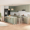 Vidaxx puerta plegable para perros con puerta 8 paneles 640 cm madera de álamo