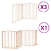 Vidaxx puerta plegable para perros con puerta 10 paneles 800 cm madera de álamo