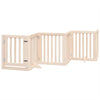 Vidaxx puerta plegable para perros con puerta 12 paneles 600 cm madera de álamo
