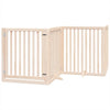 Vidaxx puerta plegable para perros con puerta 10 paneles 800 cm madera de álamo