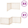 Vidaxx puerta plegable para perros con puerta 12 paneles 960 cm madera de álamo
