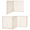 Vidaxx puerta plegable para perros con puerta 12 paneles 960 cm madera de álamo