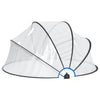 Techo de piscina Vidaxl alrededor de 315x158 cm PVC