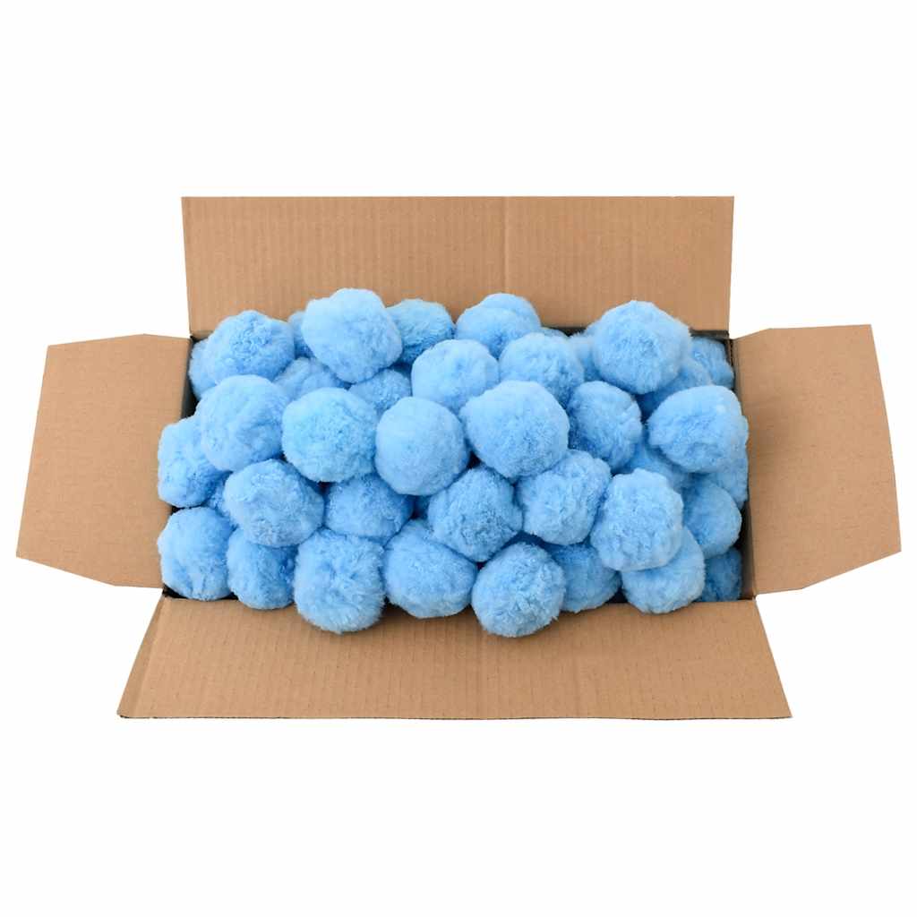 Vidaxl Bola de filtro de piscina Antibacterial 700 g de polietileno azul