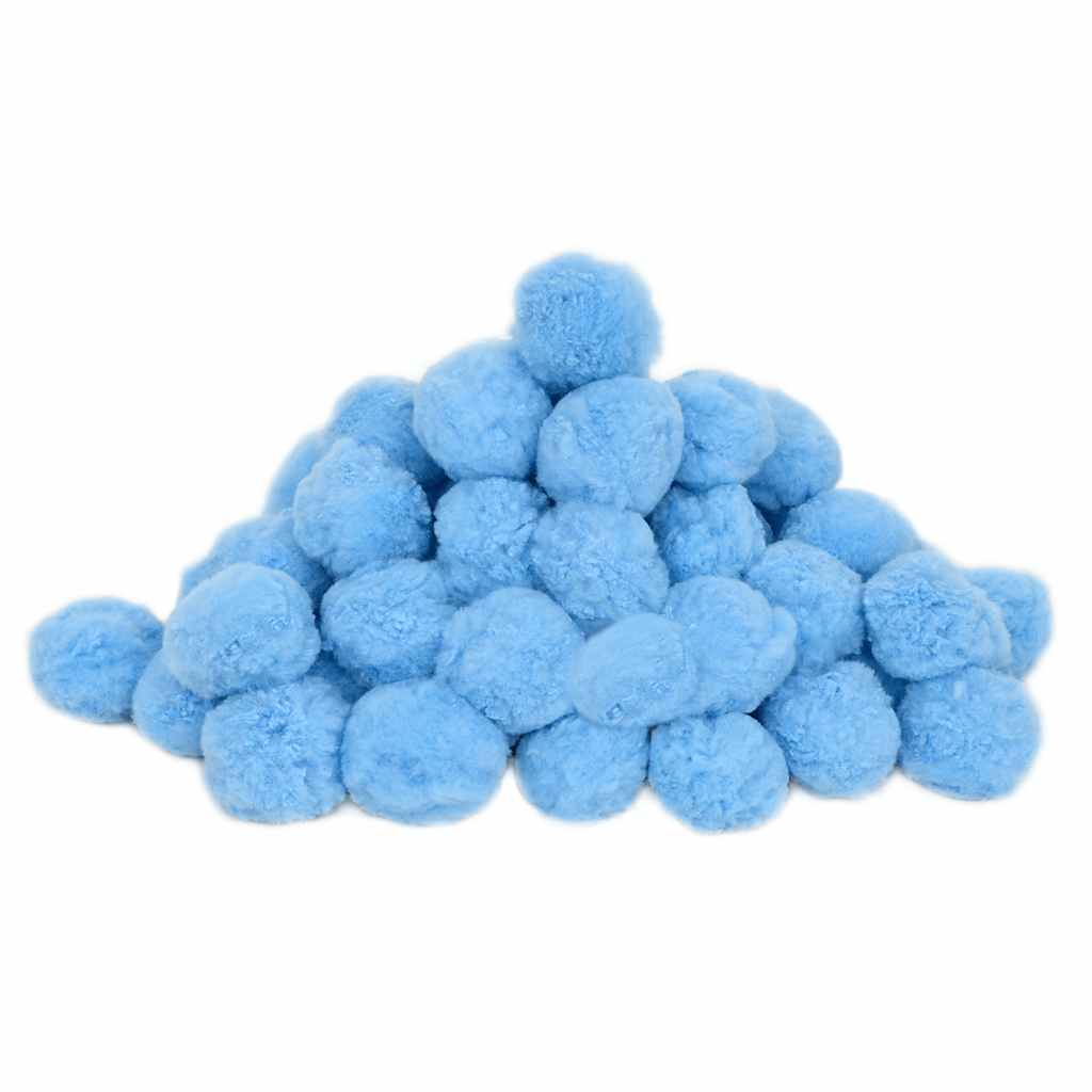 Vidaxl Bola de filtro de piscina Antibacterial 700 g de polietileno azul