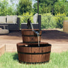 Funga d'acqua Vidaxl con pompa 44.5x44.5x58 cm Pineo solido