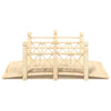 Vidaxl Garden Bridge con corrimano 150x67x56 cm Pineo solido