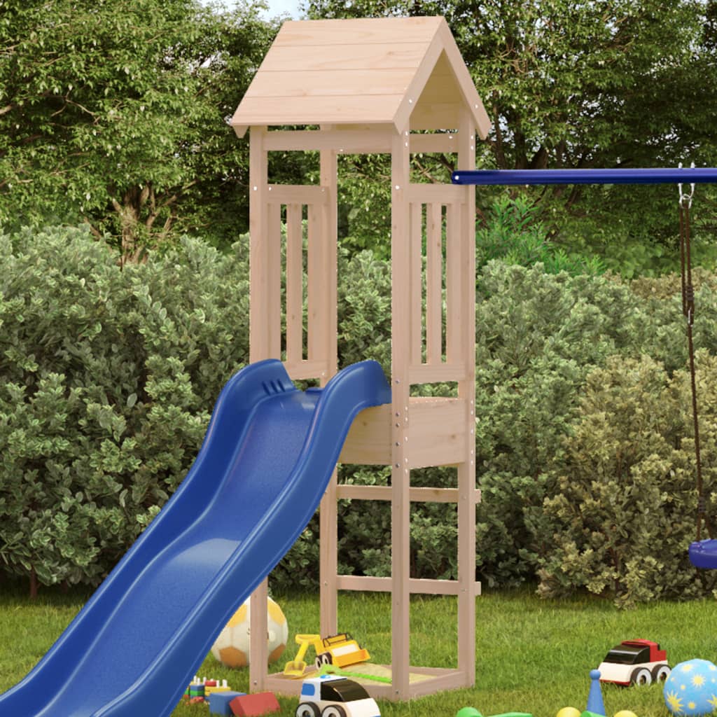 Vidaxl Play Tower 52.5x46.5x206.5 cm Pine solido