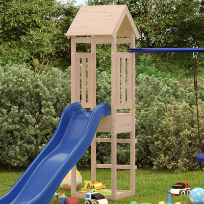 Vidaxl Play Tower 52.5x46.5x206.5 cm de pino sólido