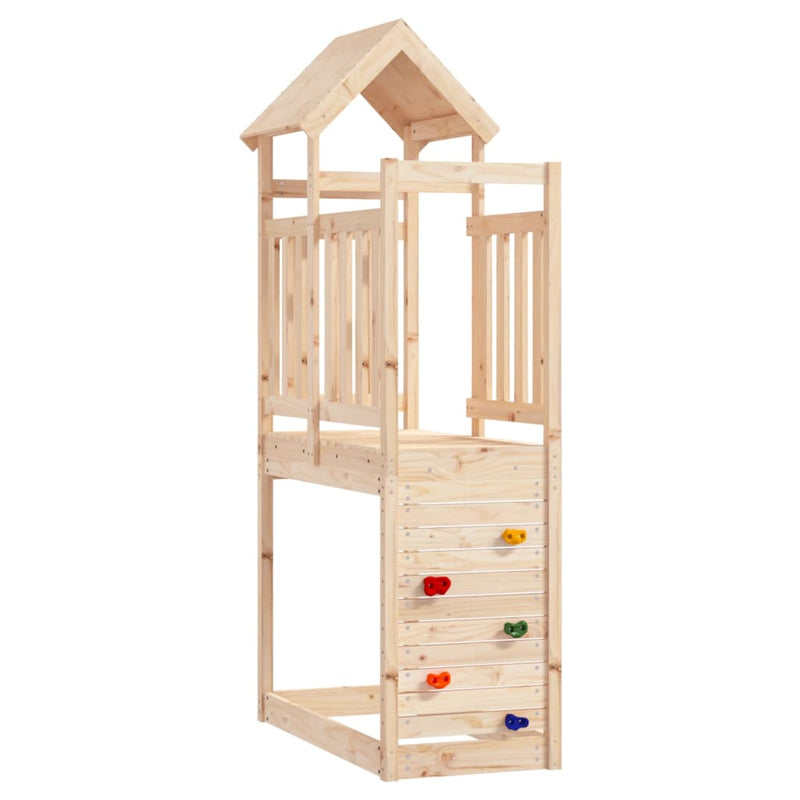 Vidaxl Play Tower con pino solido 53x110x214 cm