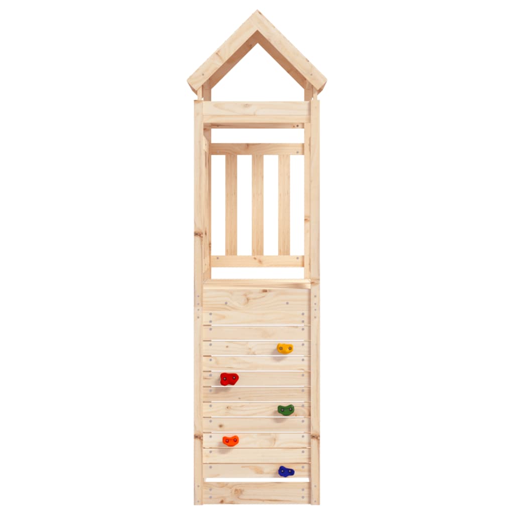 Vidaxl Play Tower con pino solido 53x110x214 cm