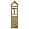 Vidaxl Play Tower con pared de trepadora 53x110x214 cm impregnada de madera de pino