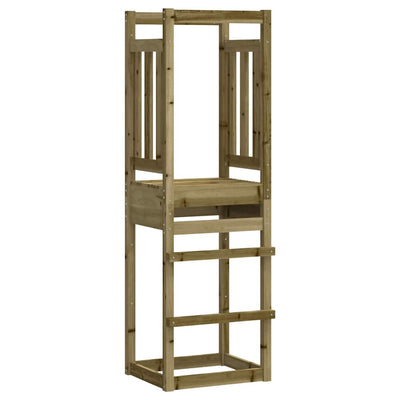Vidaxl Play Tower 53x46.5x169 cm Pine impregnado