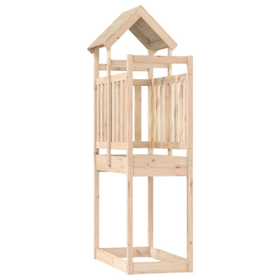 Vidaxl Play Tower 52.5x110.5x214 cm de pino sólido