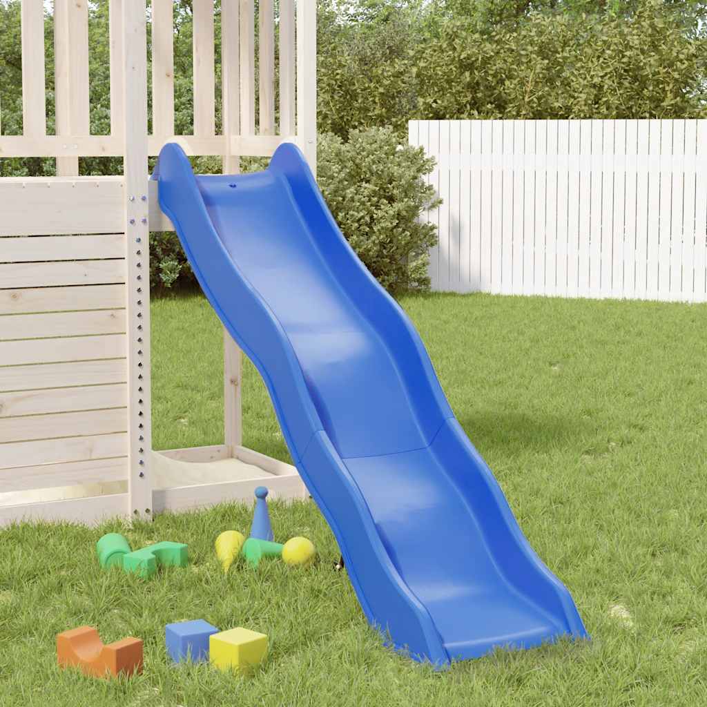 Vidaxl Slide per bambini 174x38 cm Polypropene Blue