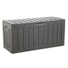 Vidaxl Box de almacenamiento 118x53x57 cm polipropileno negro