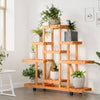 Vidaxl Plant Standard con ruote 110x25x101 cm Vurenhout solido