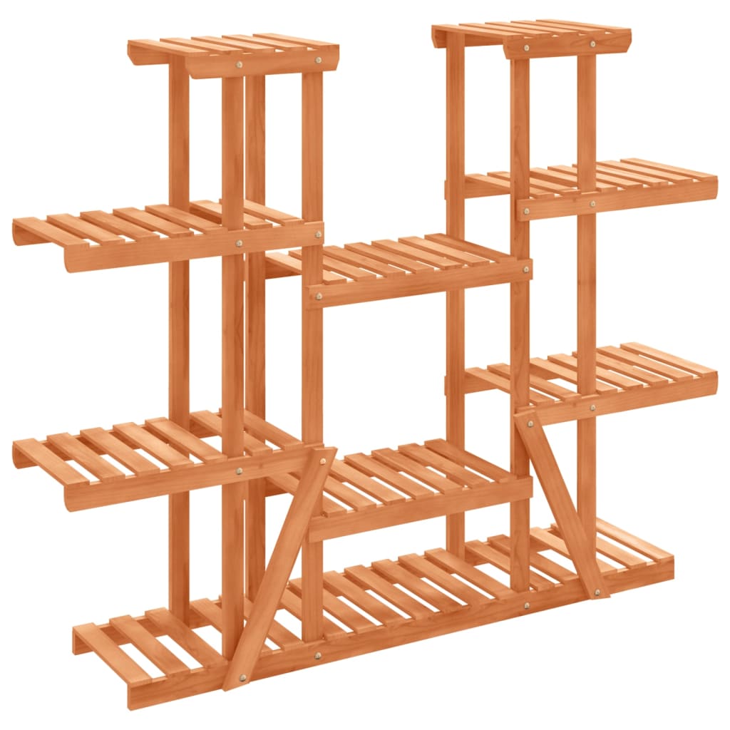Estándar de la planta Vidaxl 110x25x110.5 cm de pino sólido
