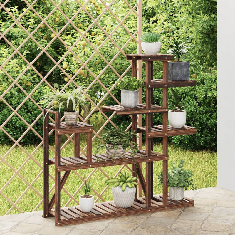 Estándar de la planta Vidaxl 110x25x111 cm de pino sólido