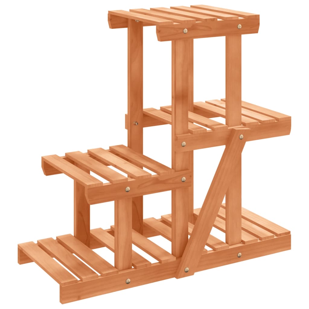 Estándar de planta Vidaxl 58x25x51 cm de pino sólido